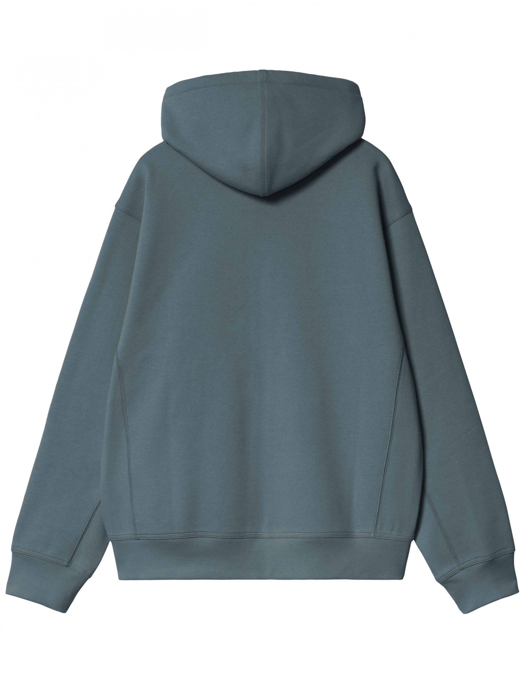 Carhartt WIP American Script Hooded Jacket - Cozy Blue/Gold