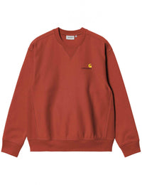 American Script Crew Sweatshirt - Oxide Red