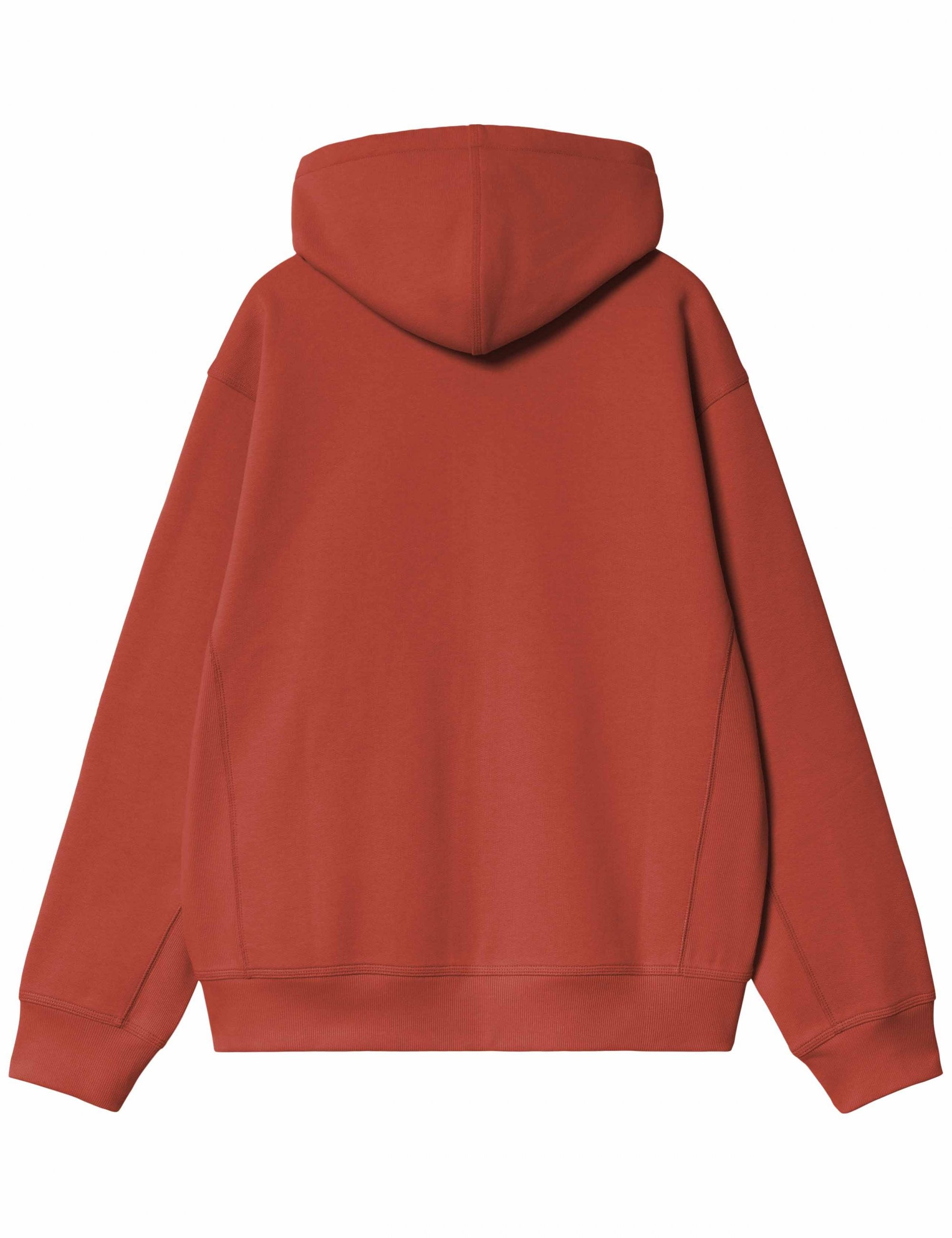 Carhartt WIP American Script Hooded Jacket - Oxide Red
