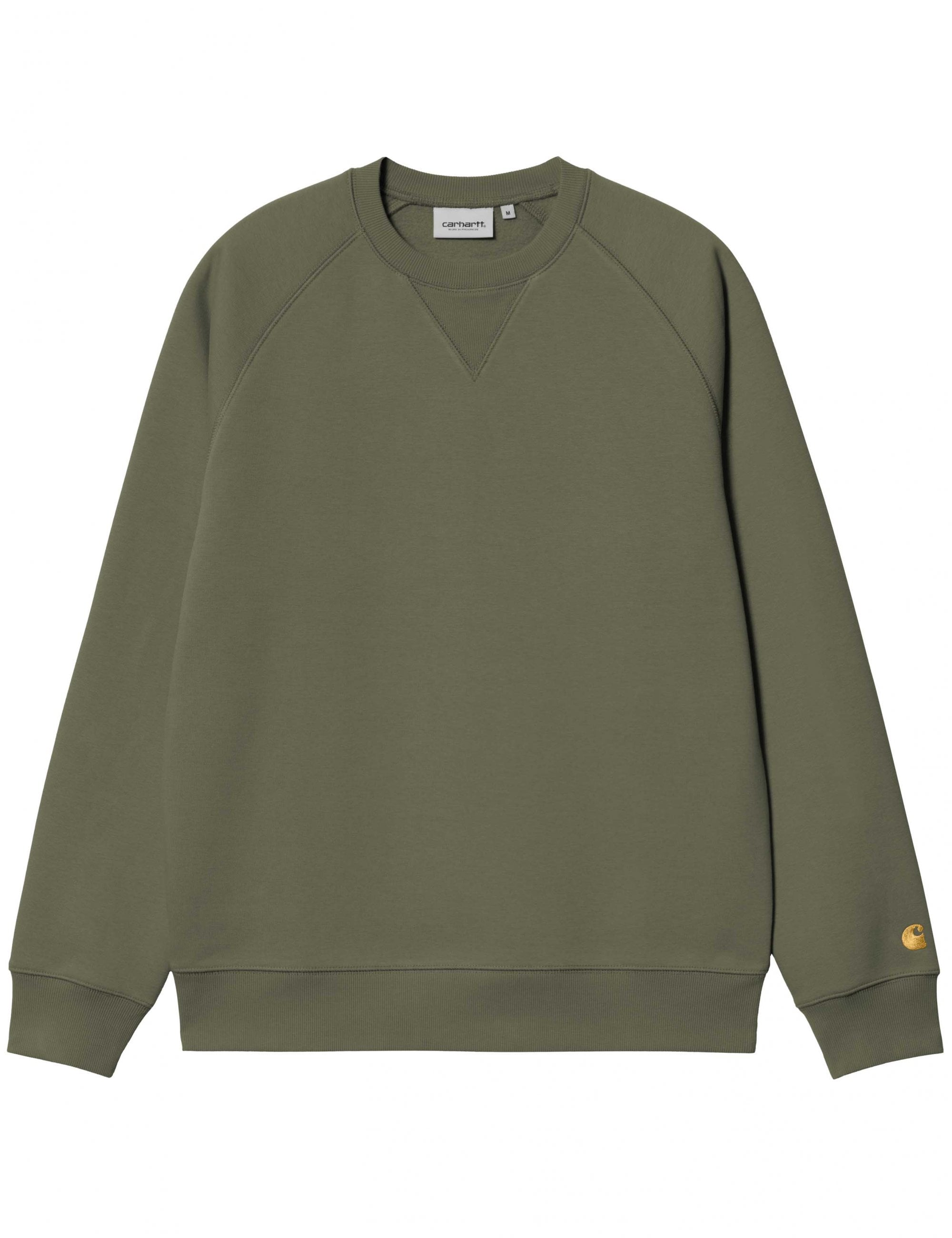 Carhartt WIP Chase Crew Sweat - Leaf/Gold