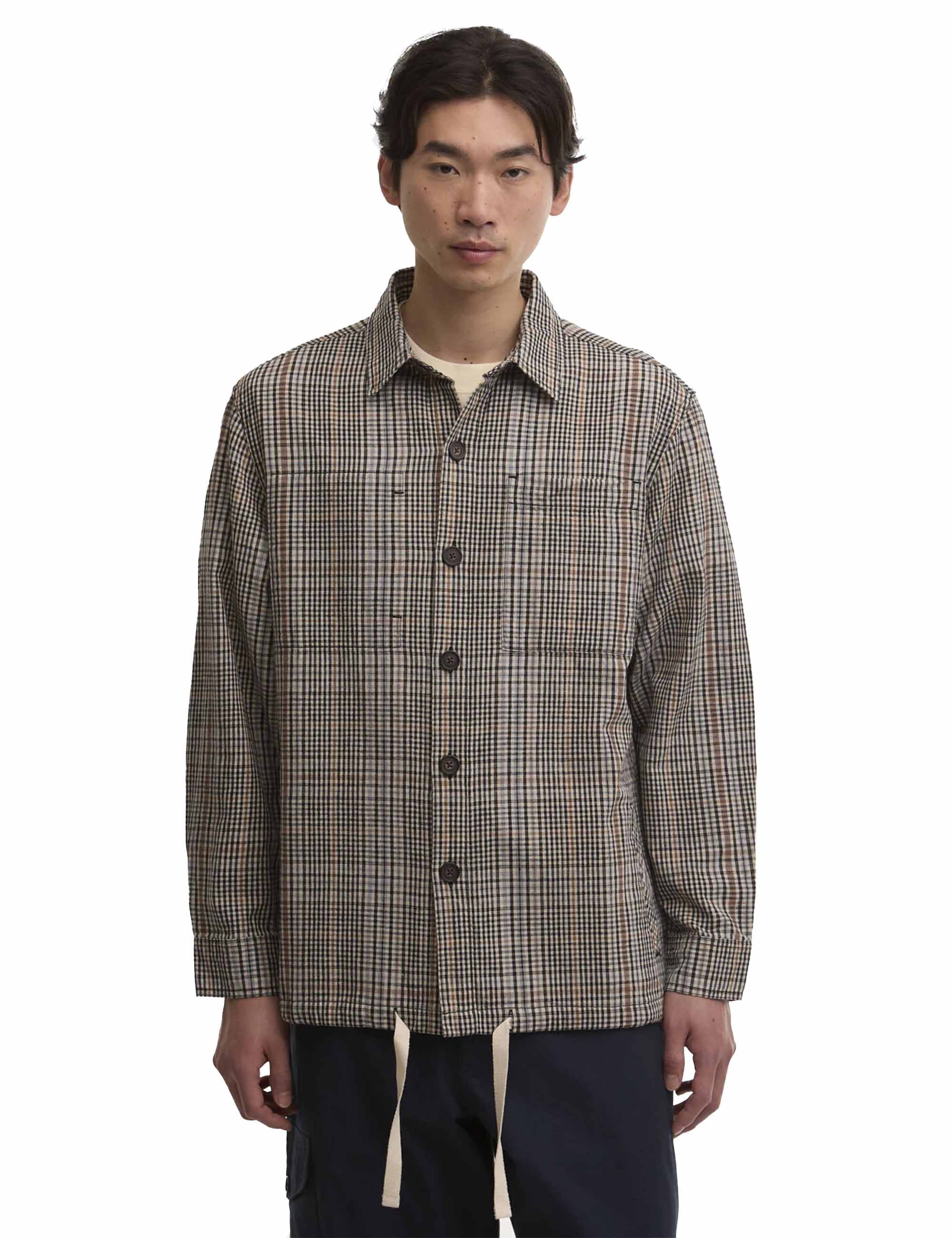 Barbour Fife Checked Overshirt - Neutral Check