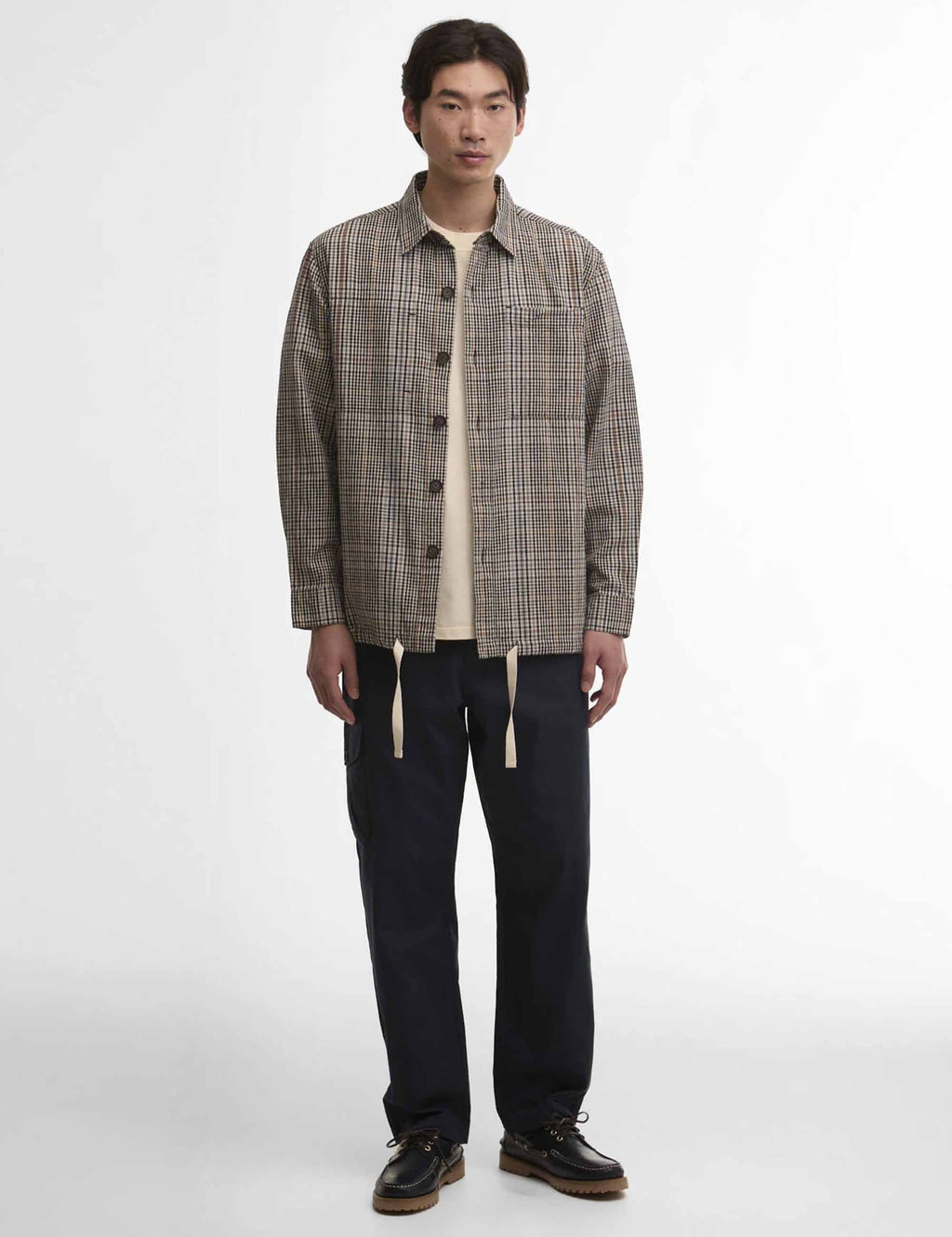 Fife Checked Overshirt - Neutral Check