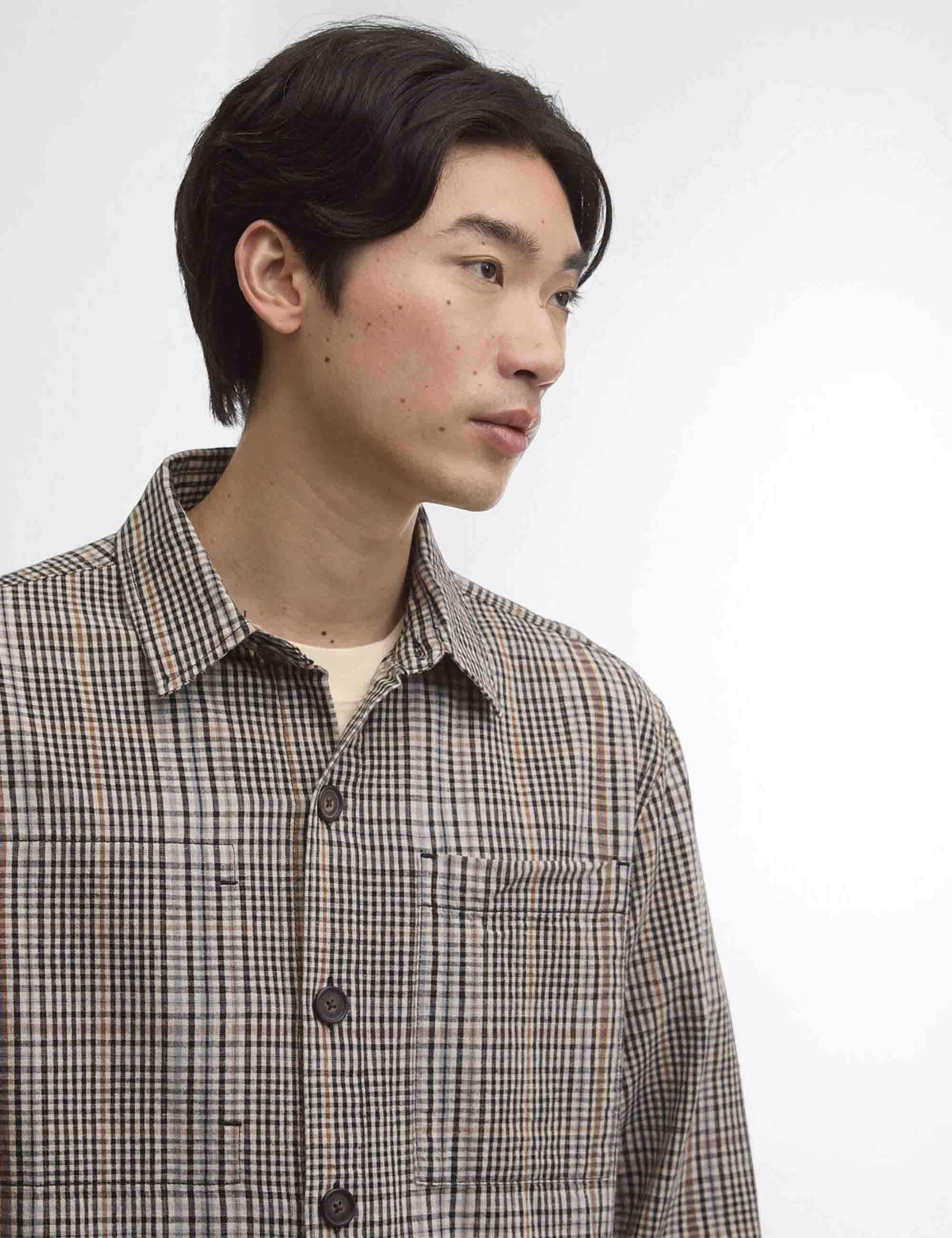 Barbour Fife Checked Overshirt - Neutral Check