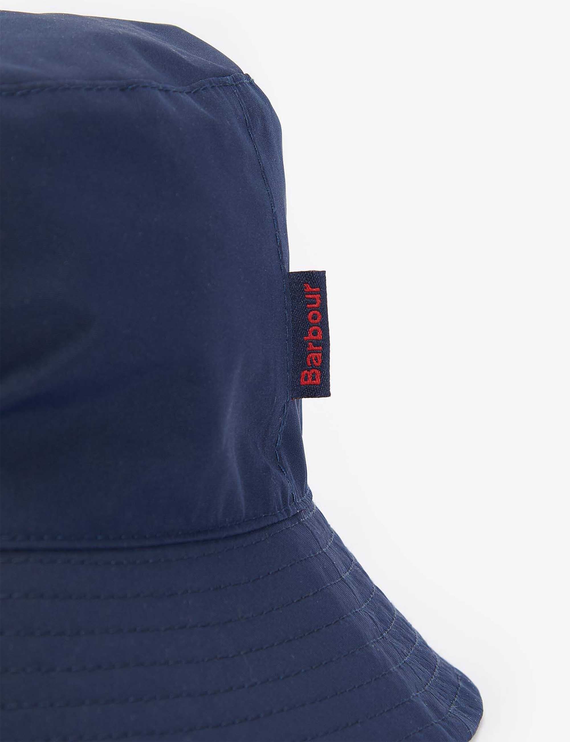 Barbour Hutton Reversible Bucket Hat - Navy/Classic Tartan
