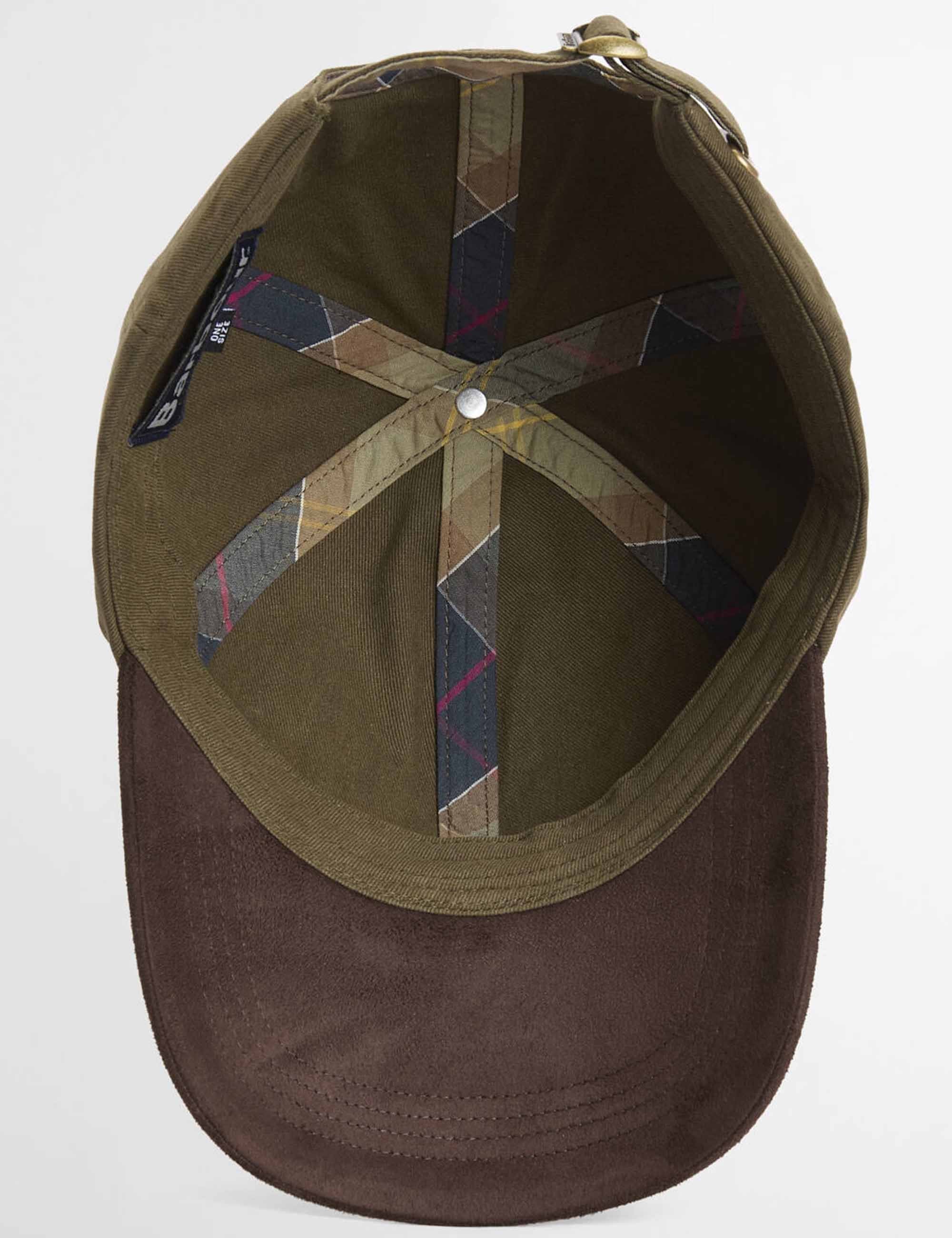 Barbour Langdale Sports Cap - Olive/Brown