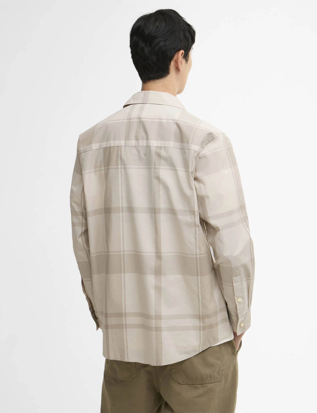 Tunstall Oversized Tonal Tartan Shirt - Mist
