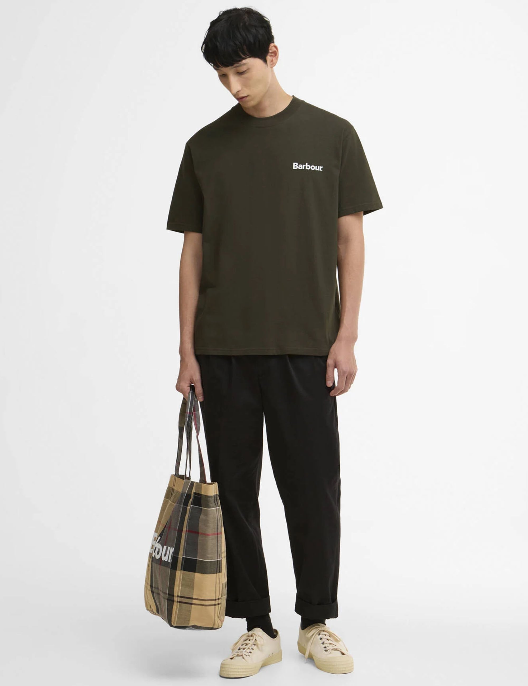 Barbour Crosby Archive Oversized T-Shirt - Sage