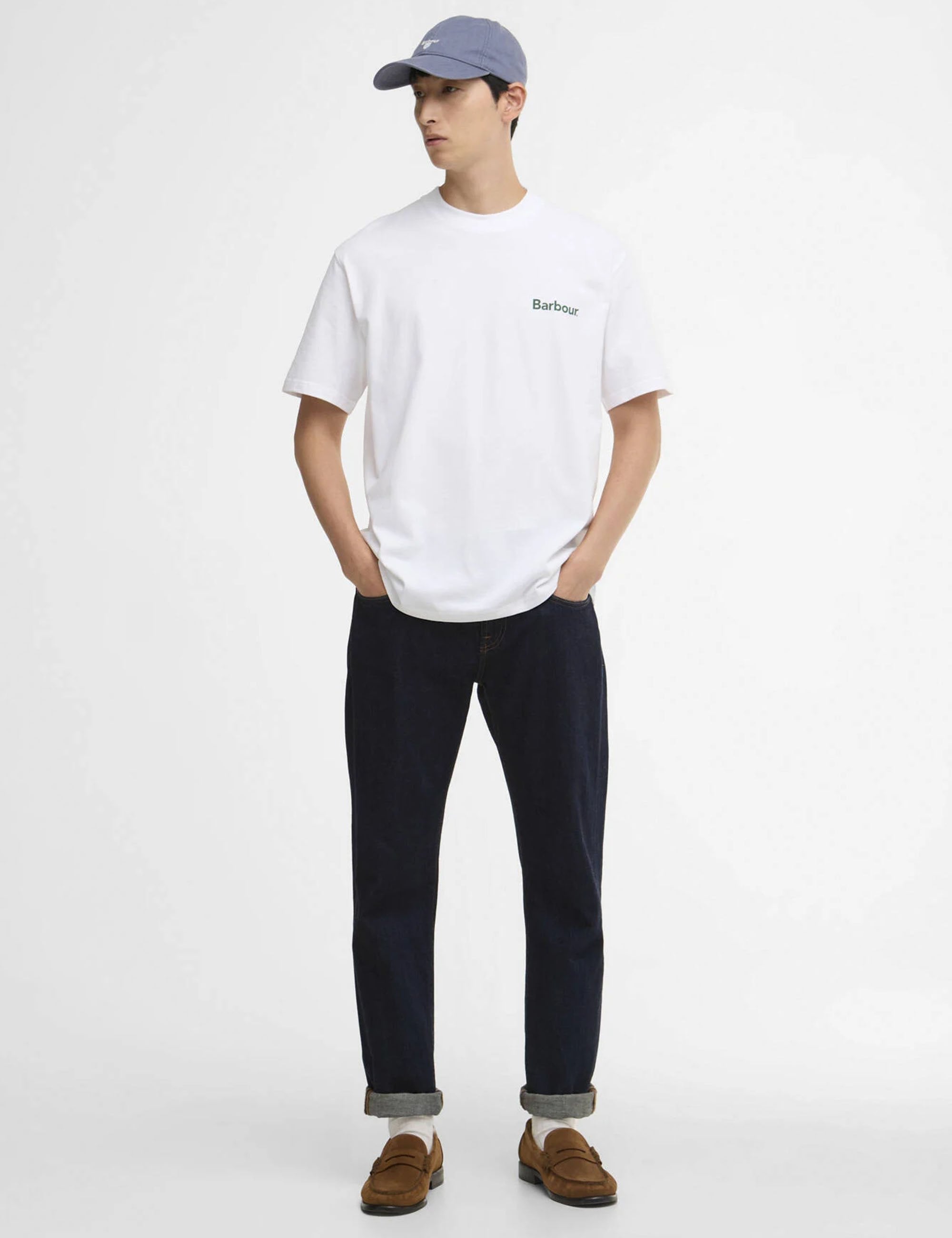Barbour Crosby Archive Oversized T-Shirt - White