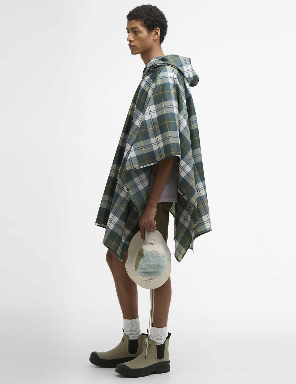 Tartan Showerproof Poncho - Ancient Tartan