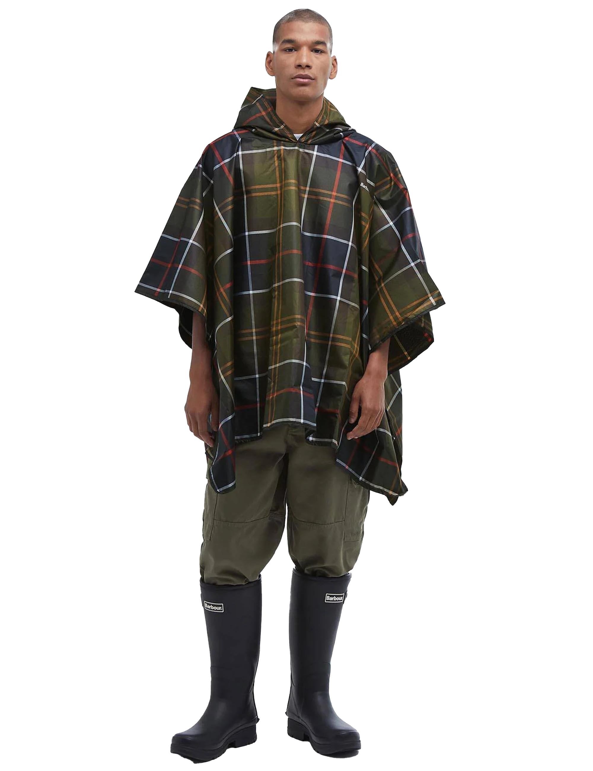 Barbour Tartan Showerproof Poncho - Classic Tartan