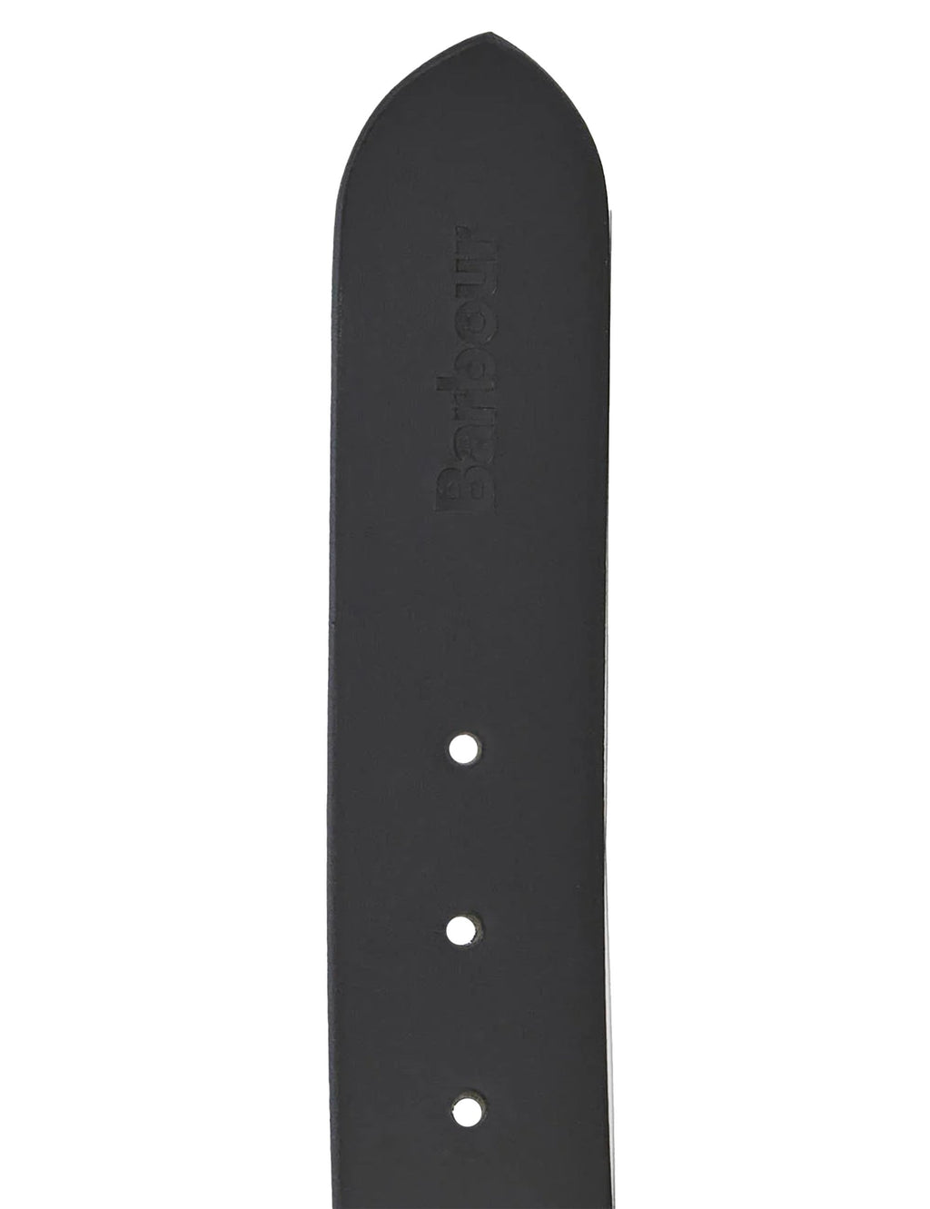 Contrast Leather Belt - Black/Brown