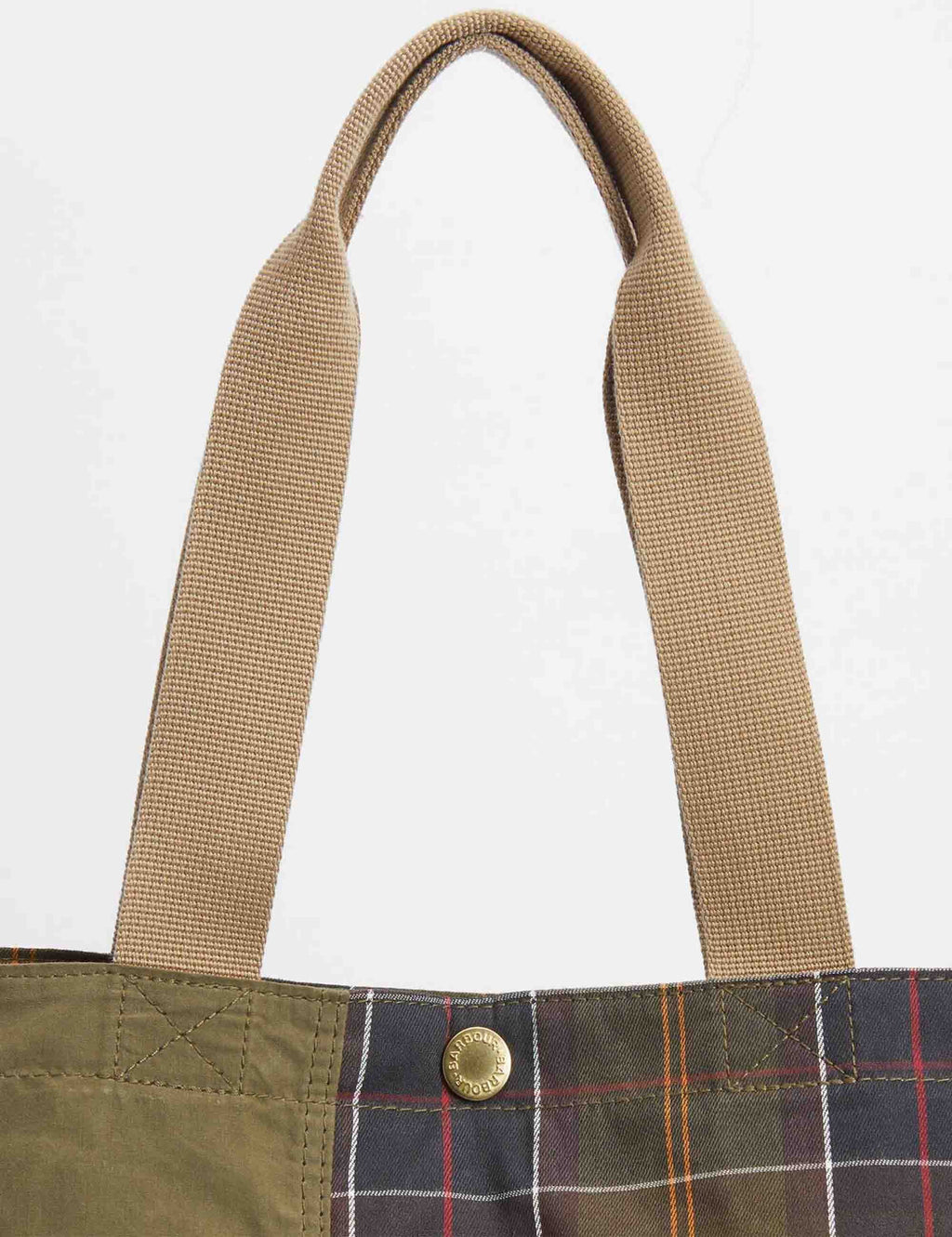 Transport Patchwork Tote Bag - Dusky Green