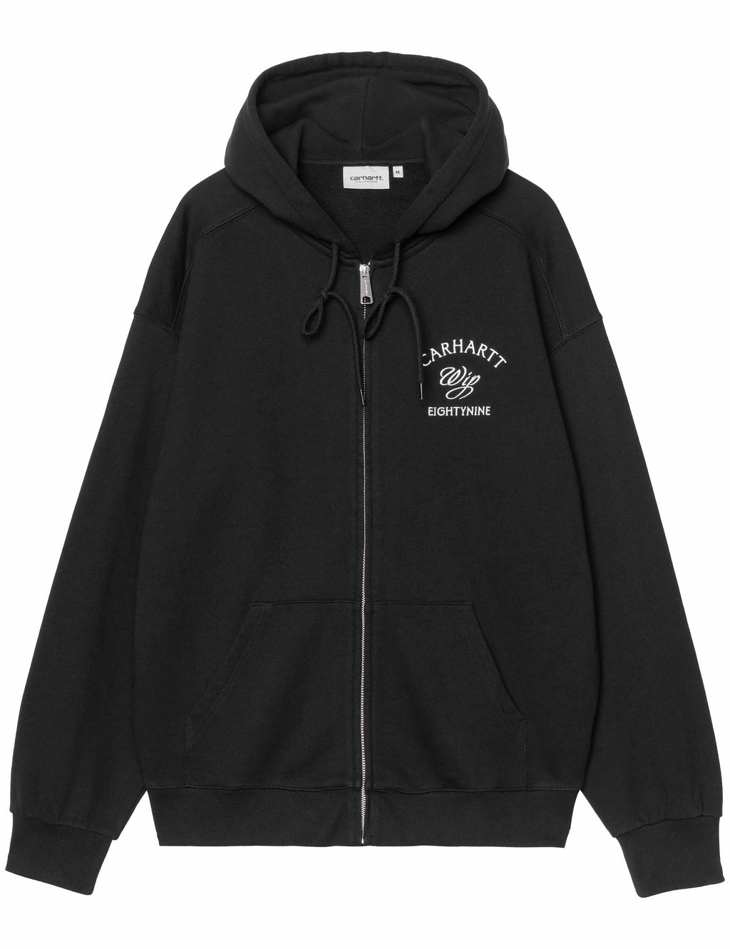 Hooded Eightynine Sweat Jacket - Black