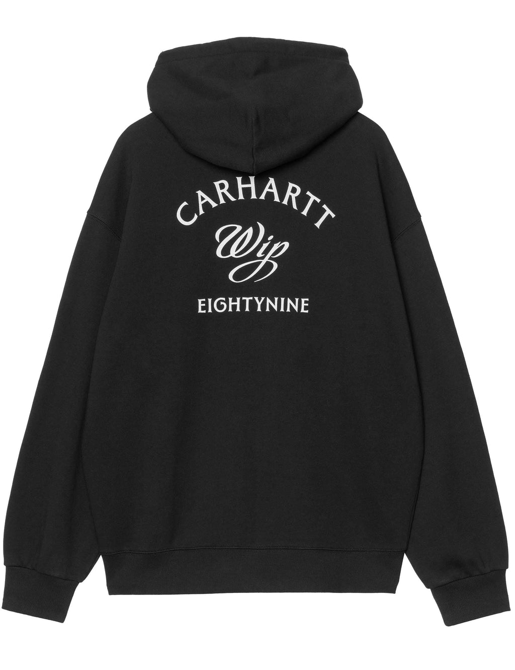 Hooded Eightynine Sweat Jacket - Black
