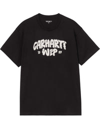 Cloud Script T-Shirt - Black