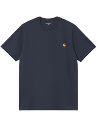 American Script Tee - Deep Night
