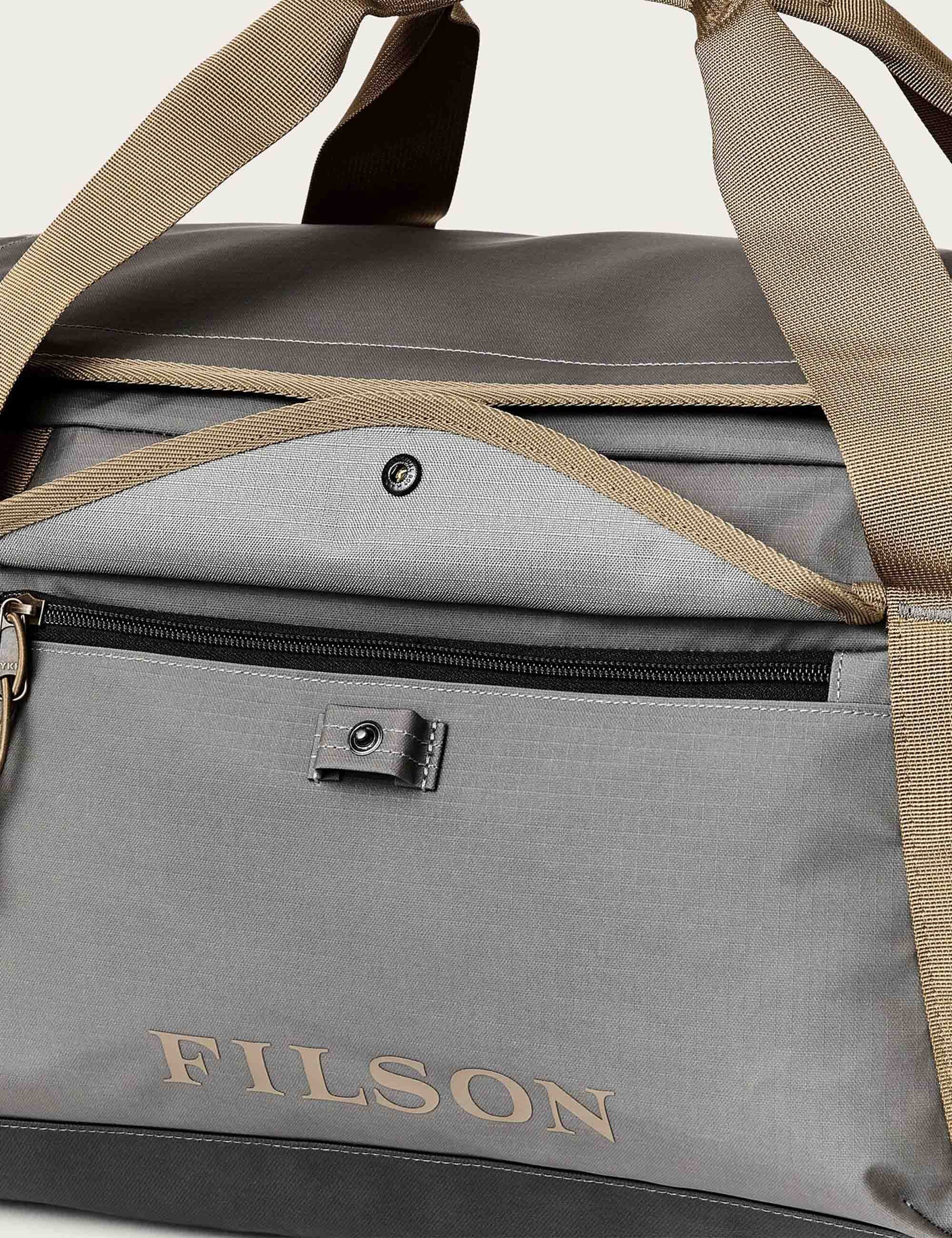 Filson All-Weather 50L Duffel Bag - Moon Mist/Pewter