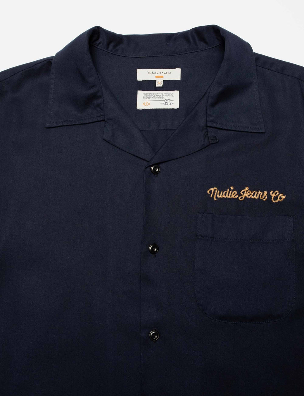 Arthur Bowling Shirt - Navy