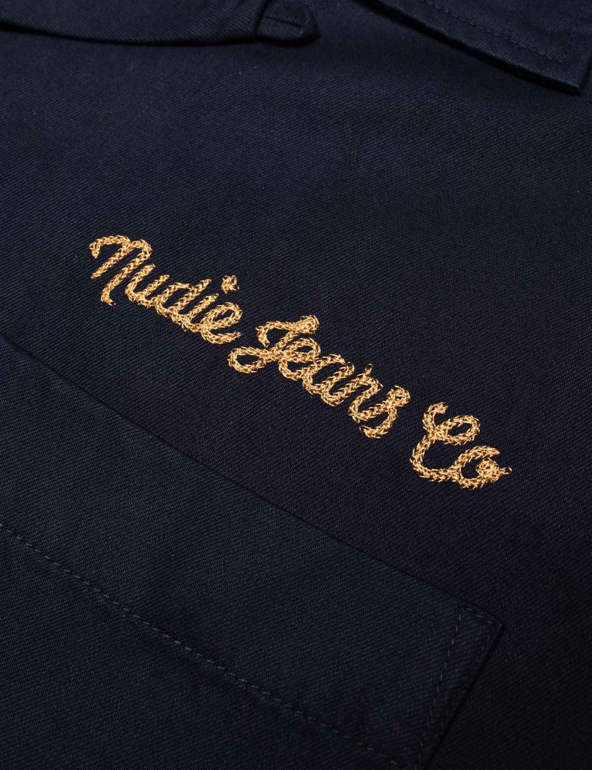 Nudie Jeans Arthur Bowling Shirt - Navy