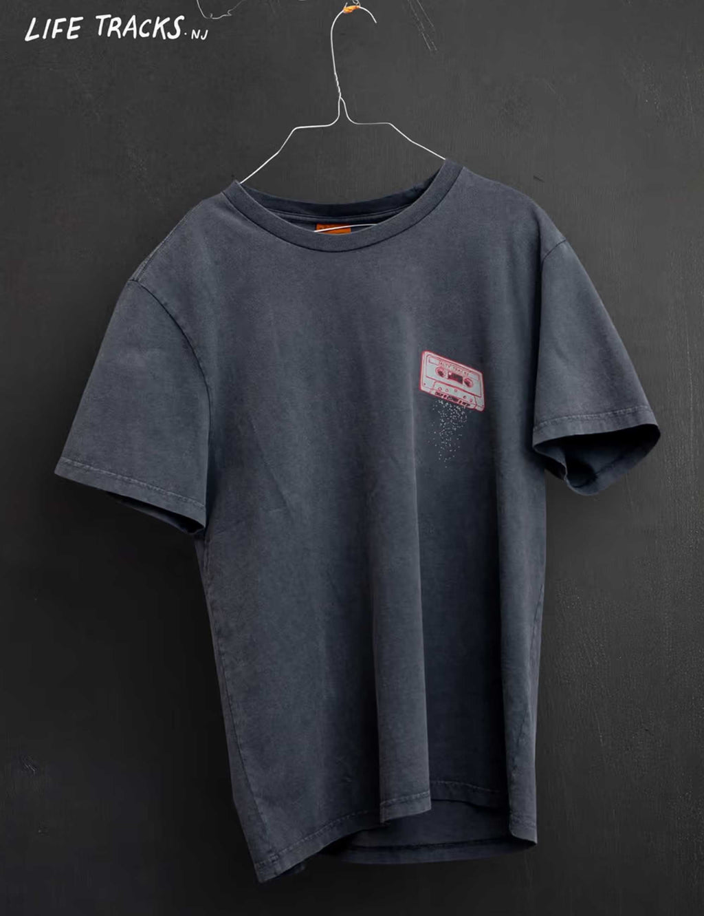 Roy Salty Tracks T-Shirt - Anthracite