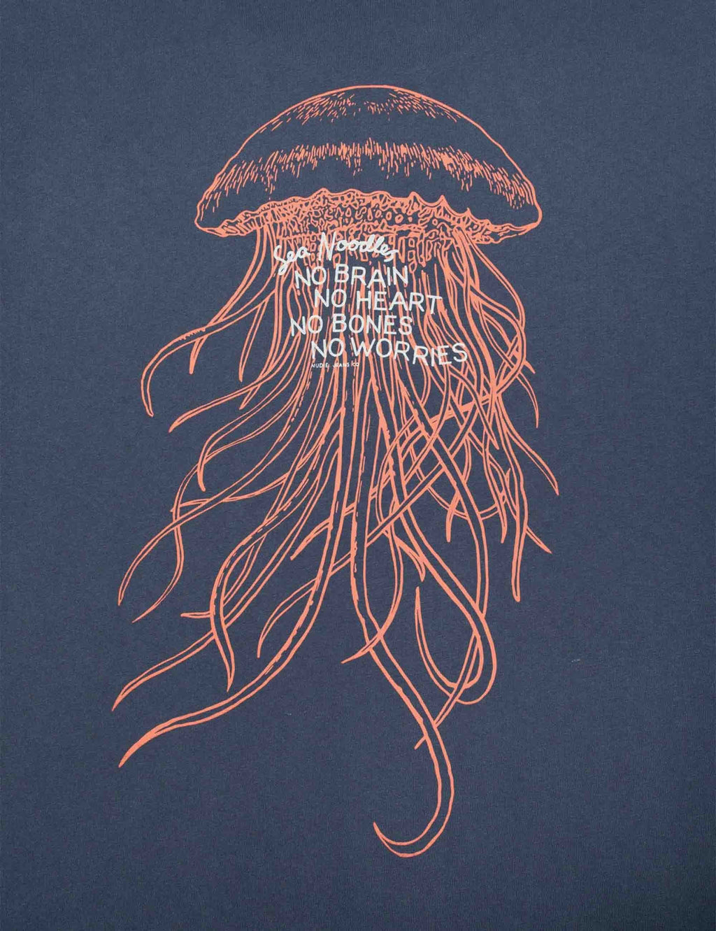 Roy Sea Noodles T-Shirt - Dark Blue