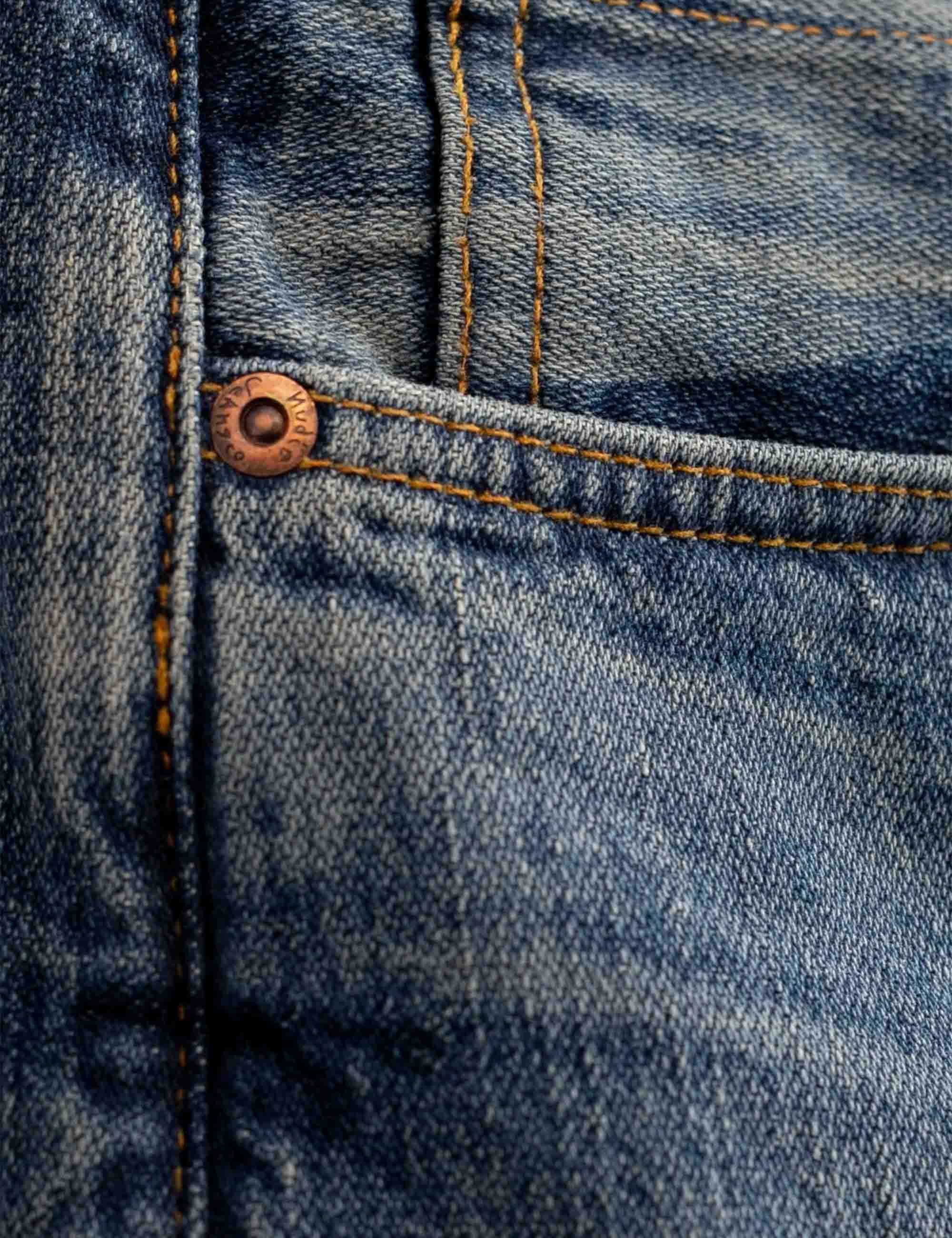Nudie Jeans Rad Rufus Jeans - Blue, Sand Tracks Wash