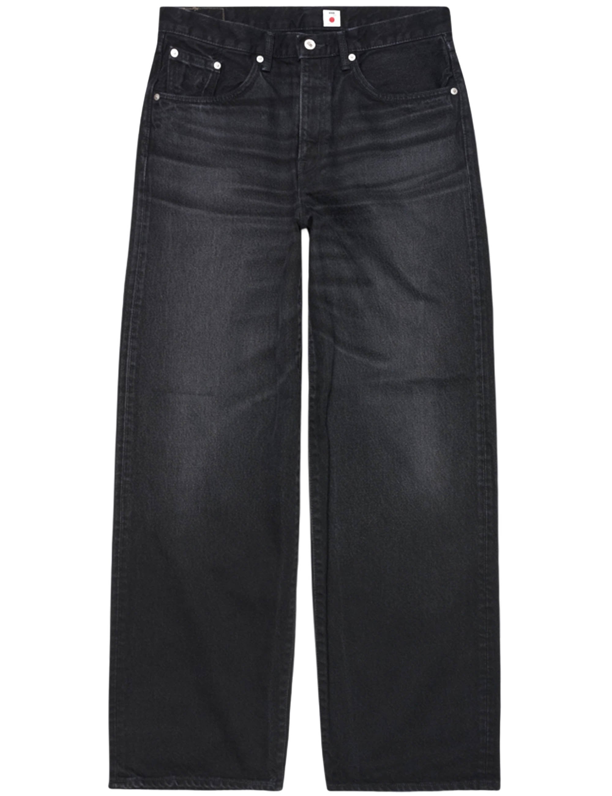 Edwin Wide Pants - Black, Dark Used Wash – Fat Buddha Store