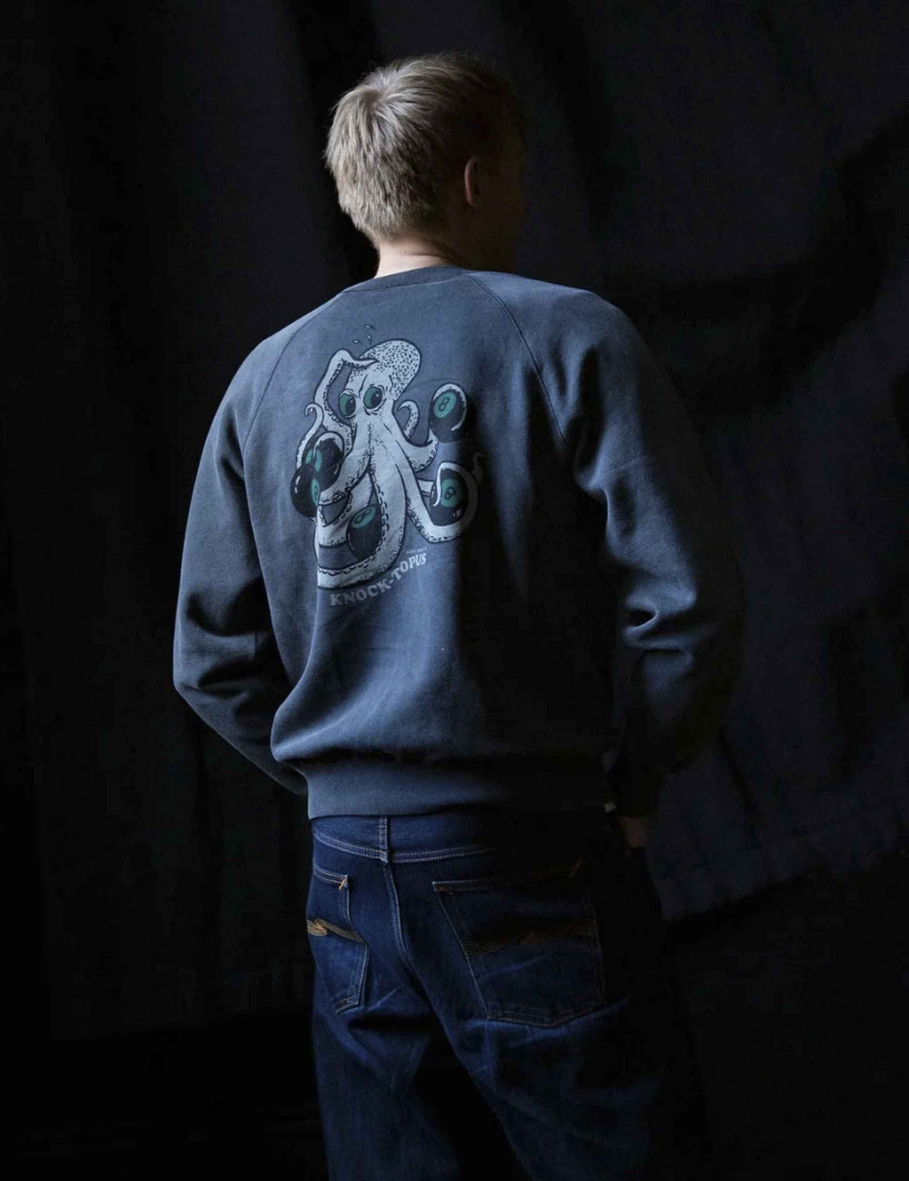 Palle Knock-Topus Crew Sweat - Anthracite