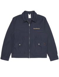 Blake Zip Jacket Back Sateen - Navy