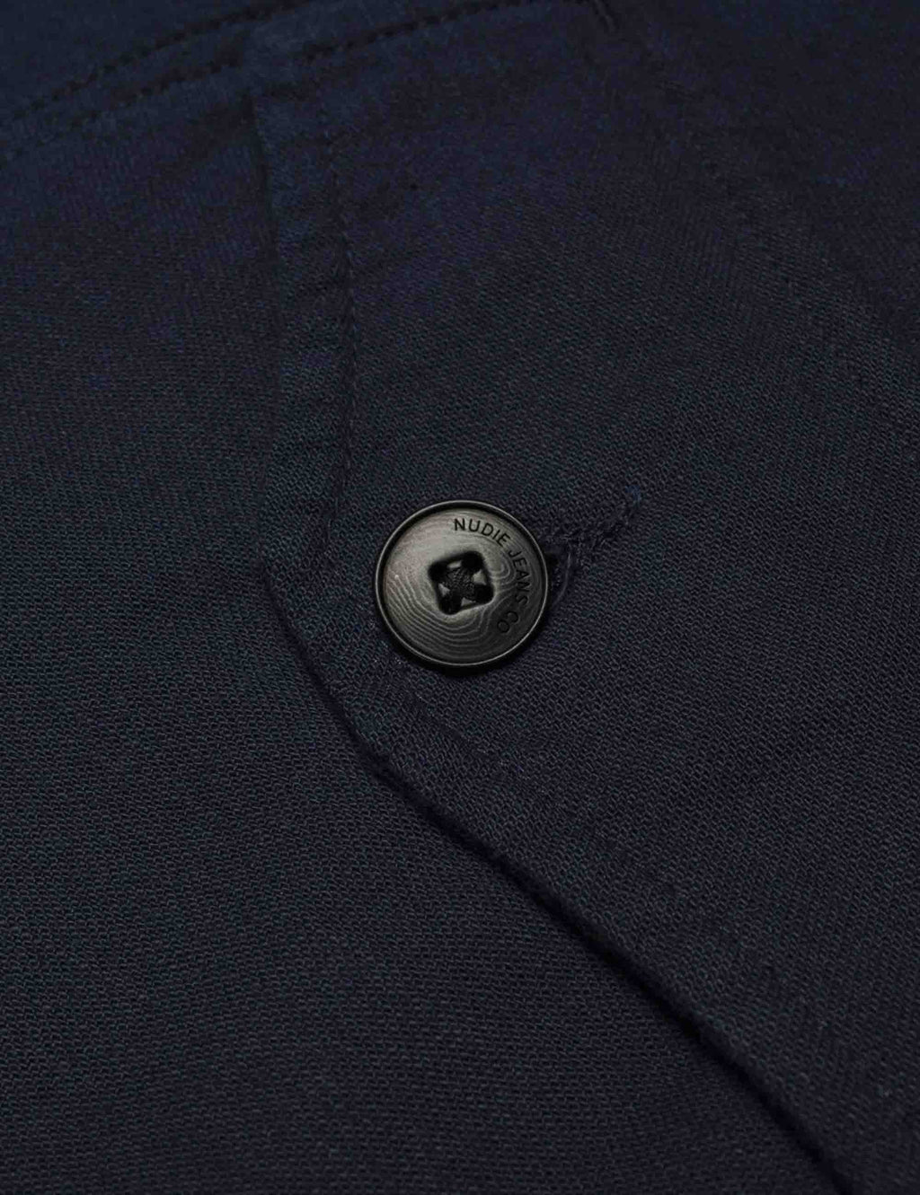 Blake Zip Jacket Back Sateen - Navy