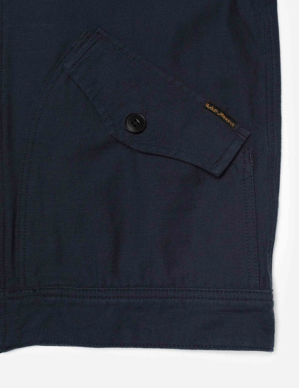 Blake Zip Jacket Back Sateen - Navy