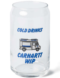 Cold Drinks Can Glass - Clear