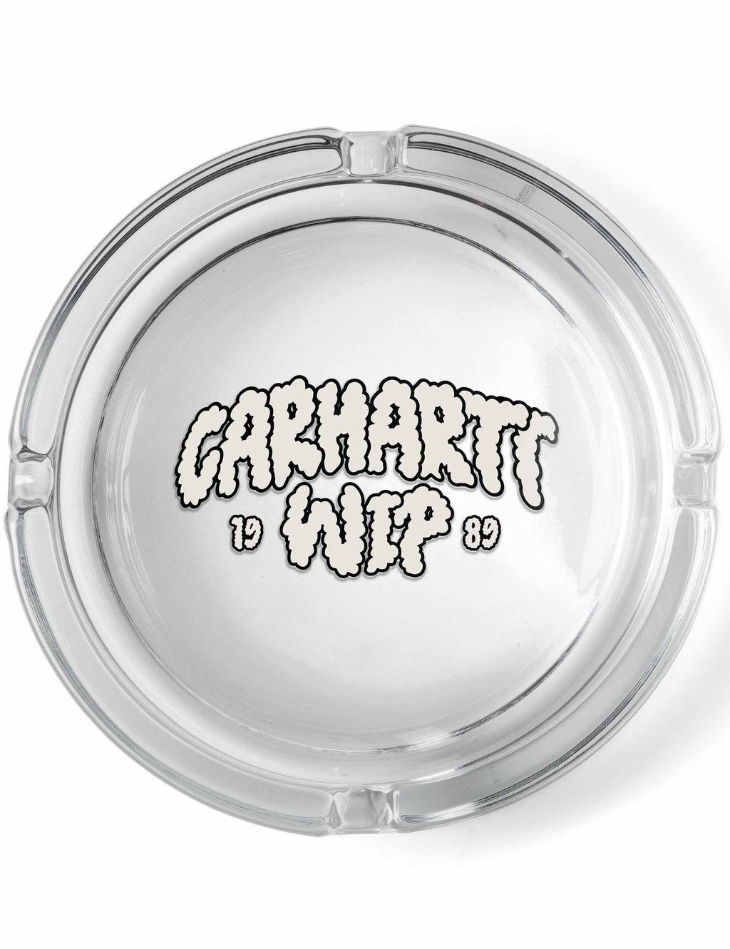 Cloud Script Ashtray - Clear