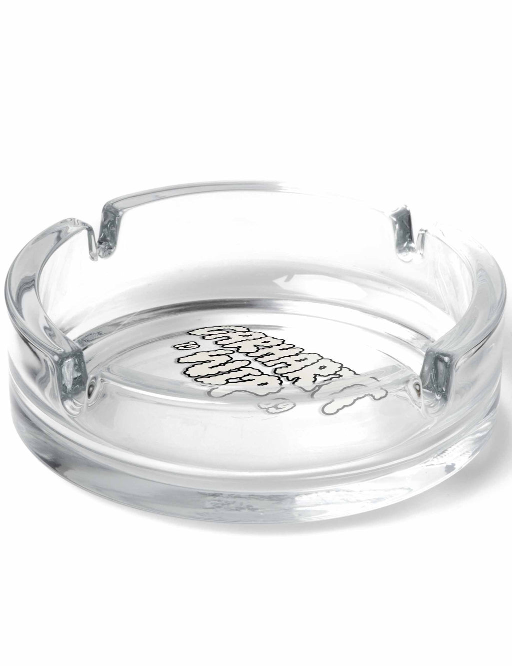 Cloud Script Ashtray - Clear