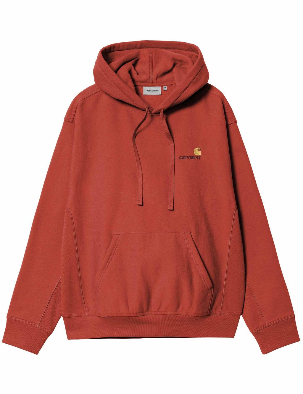 Hooded American Script Sweatshirt - Oxide Red