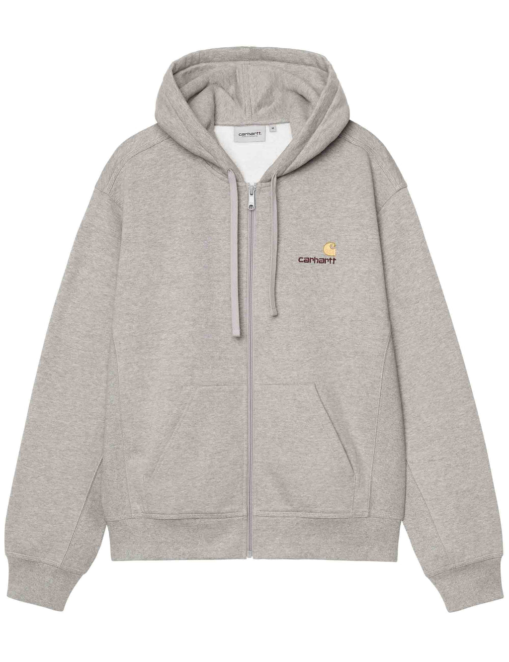 American Script Hooded Jacket - Grey Heather