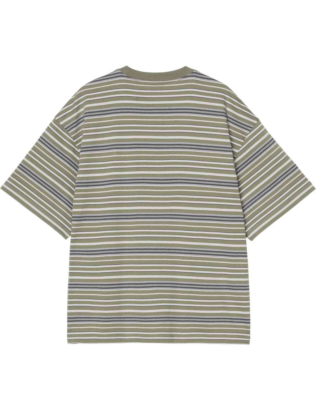 Zane Stripe T-Shirt - Zane Stripe, Dollar Green