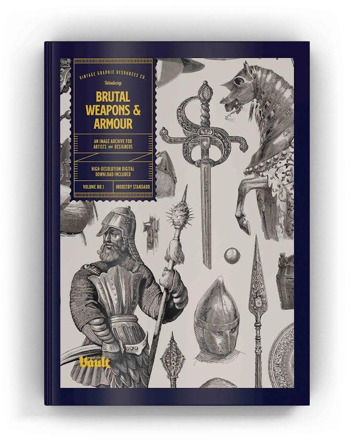 Vault Editions UK Brutal Weapons and Armour, an Image Archive