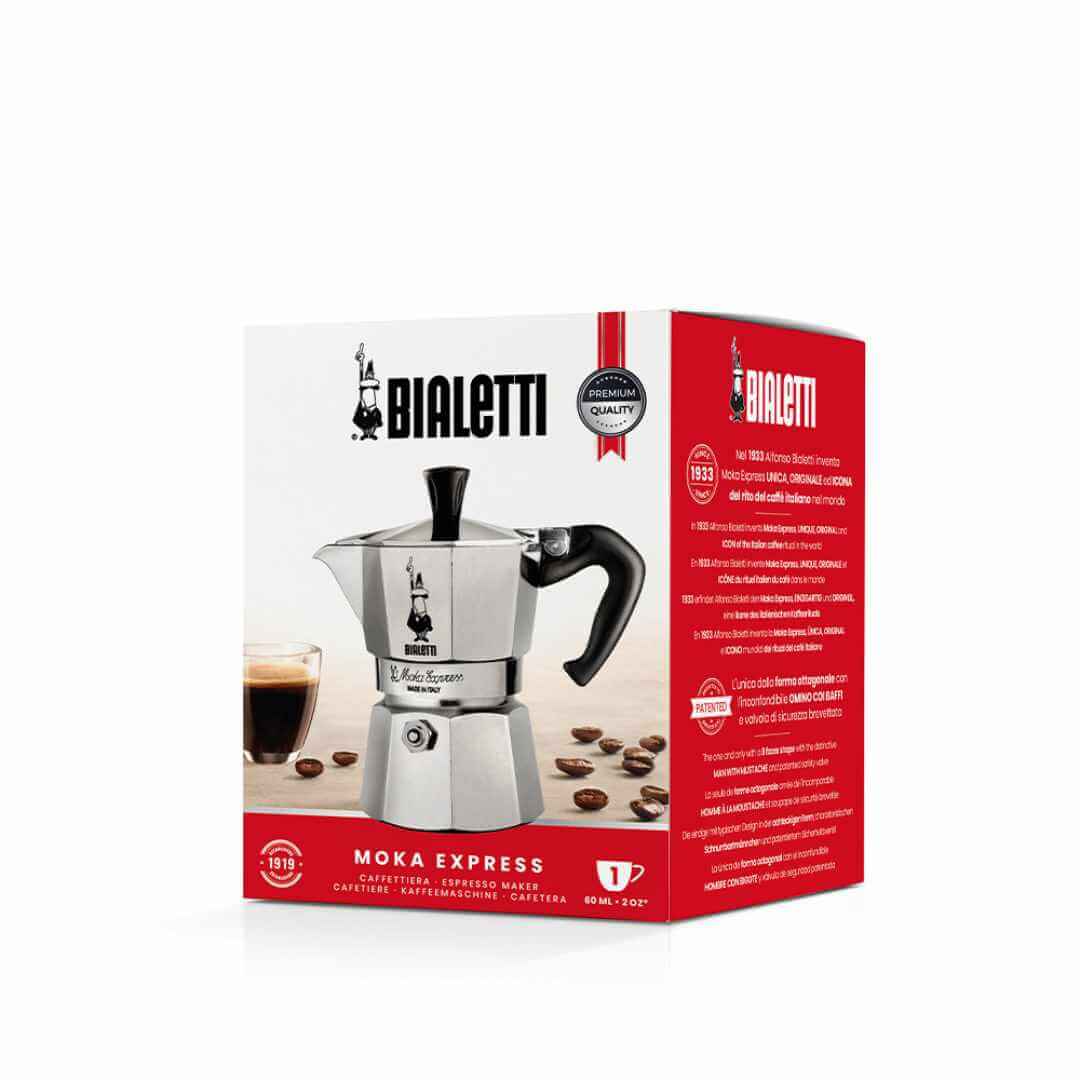 Bialetti Moka Express 3 Cup Coffee Maker - Silver