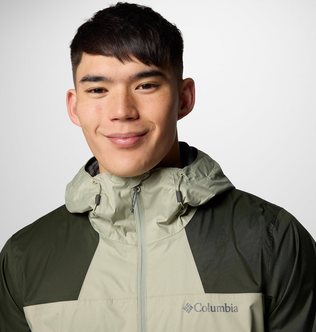 Columbia Inner Limits III Jacket in Safari, Greenscape - view a3