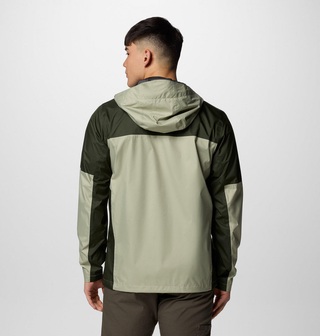 Columbia Inner Limits III Jacket in Safari, Greenscape - back