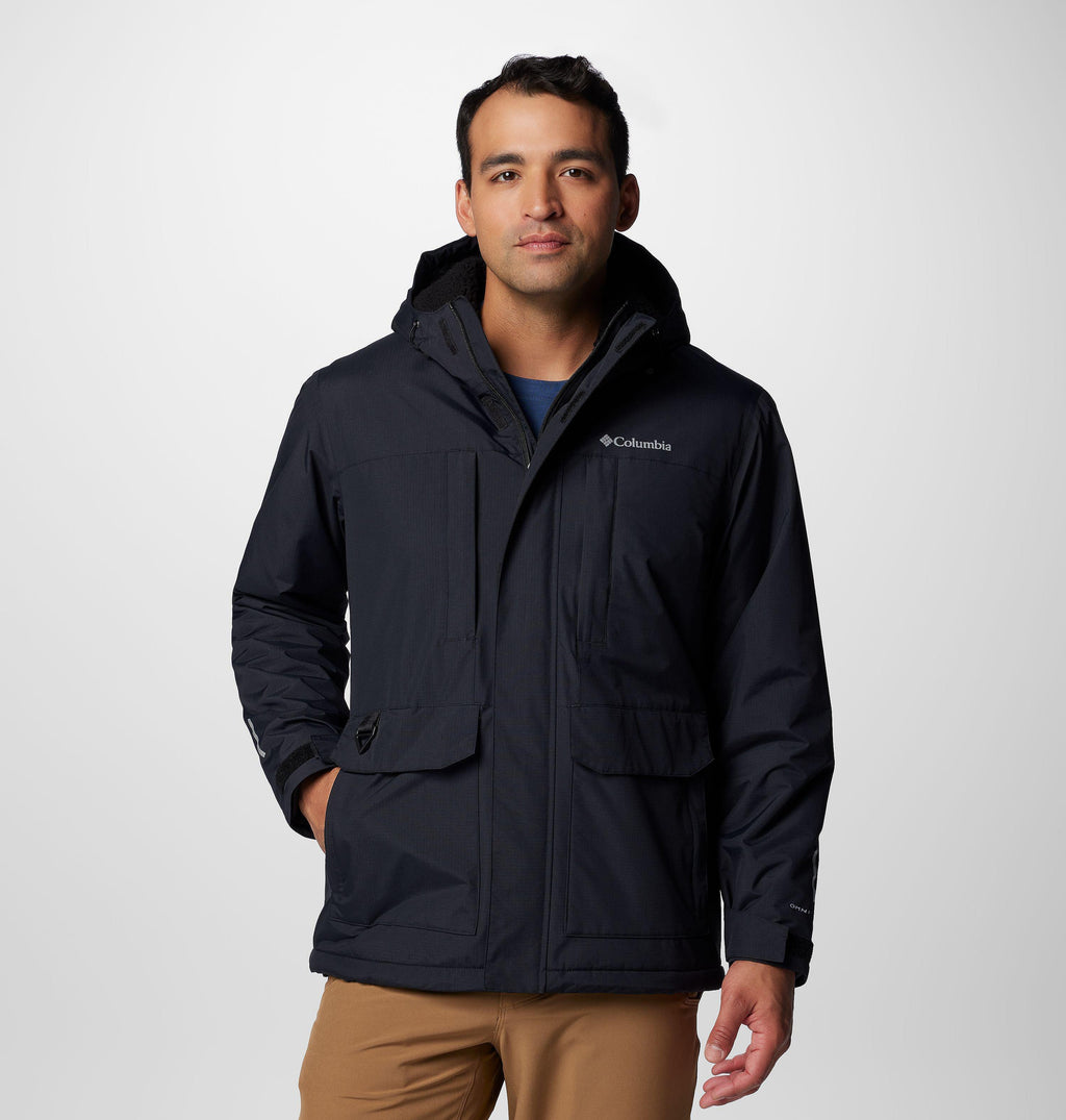 Columbia Landroamer Sherpa Lined Jacket in Black - front