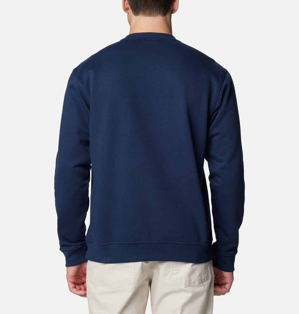 Columbia navy crewneck sweatshirt, plain back with long sleeves