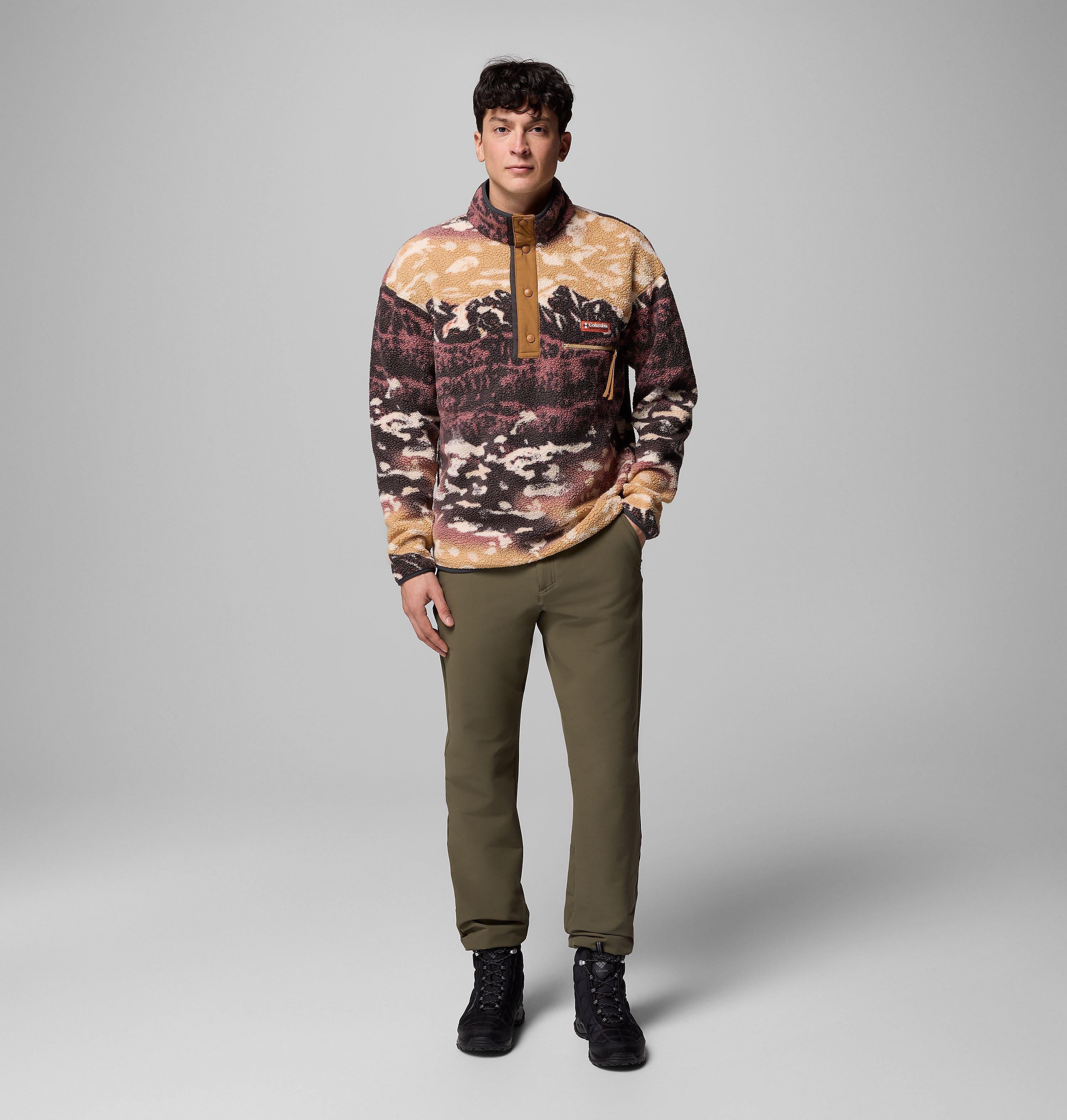 Columbia Helvetia II Printed Fleece - Camel Brown Sisters – Fat