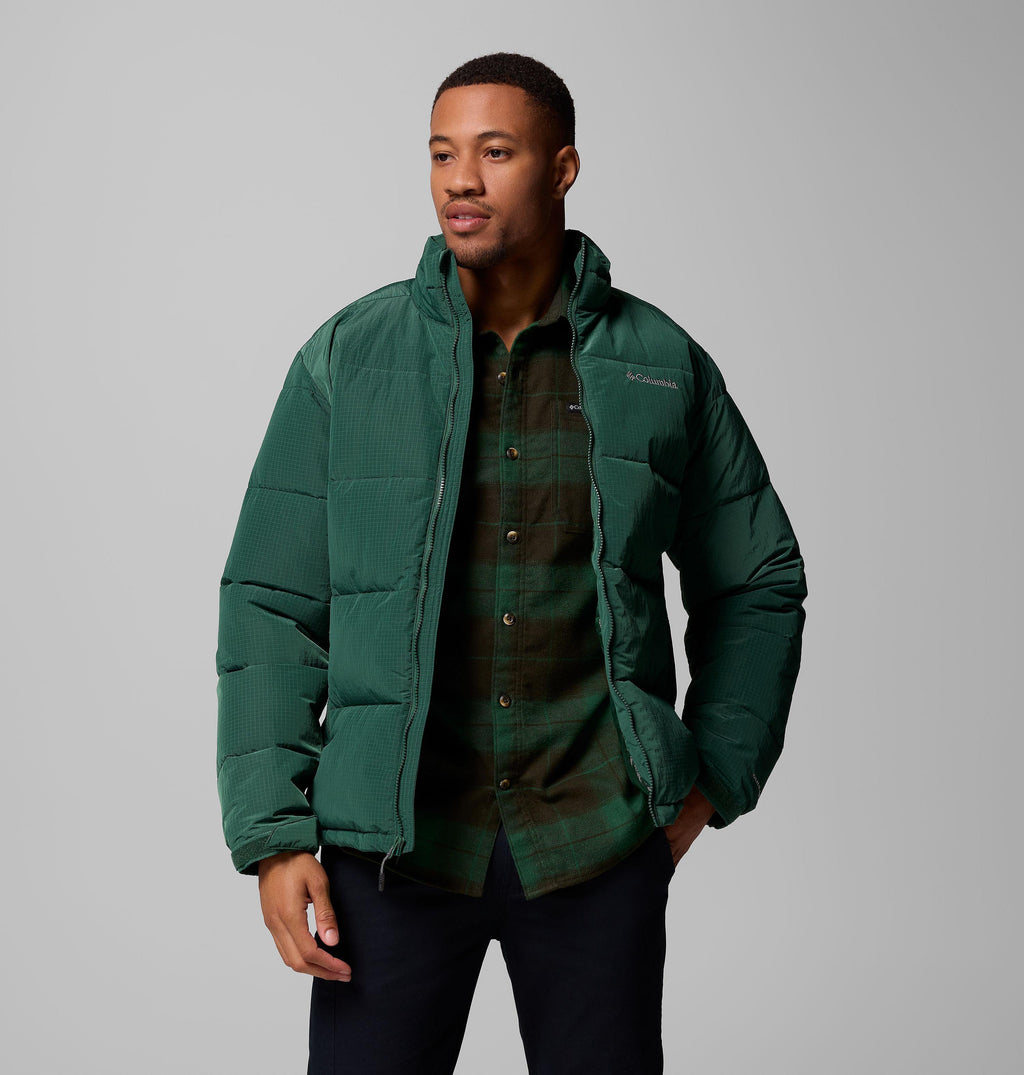 Columbia Pike Lake Novelty Jacket in Rain Forest - view a2