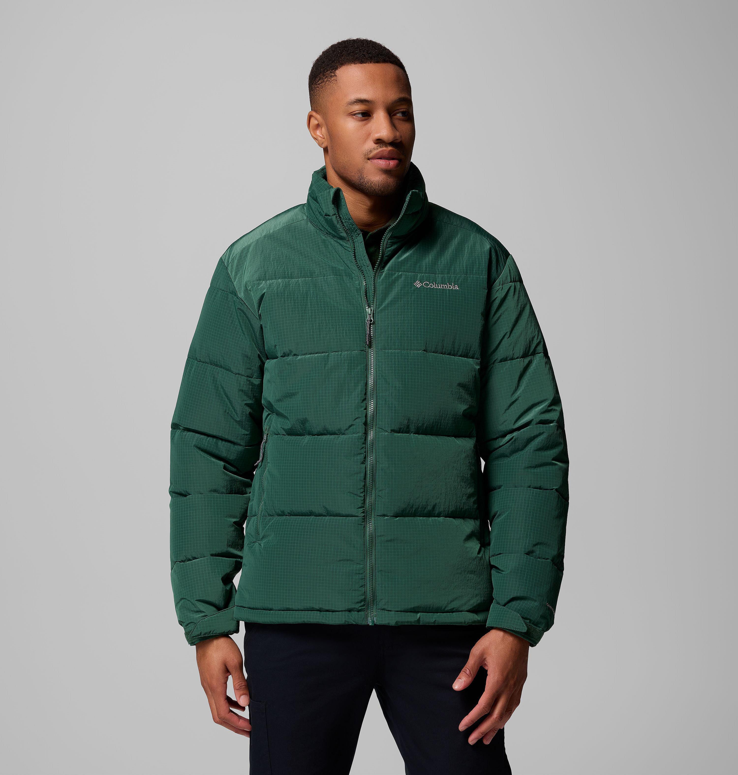 Columbia Pike Lake Novelty Insulated Jacket - Rain Forest – Fat