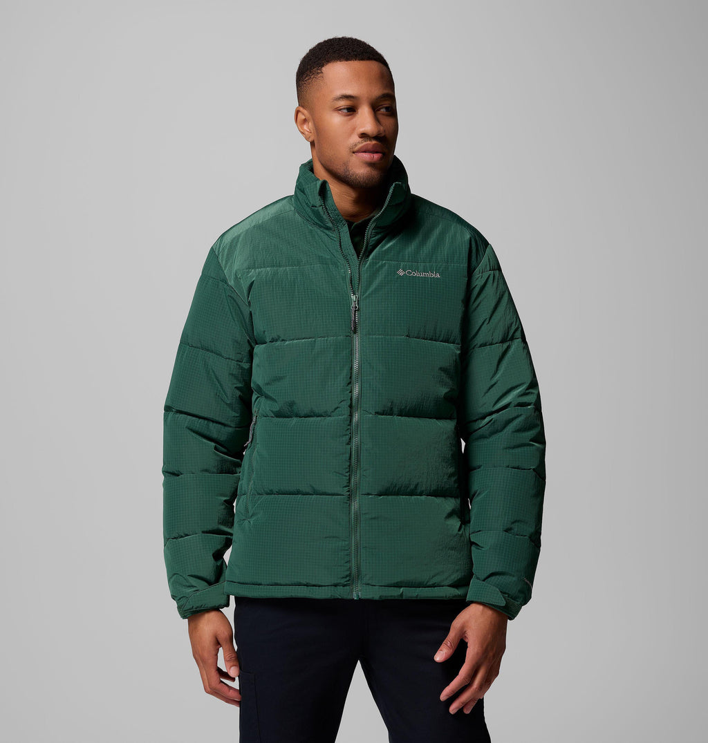 Columbia Pike Lake Novelty Jacket in Rain Forest - front