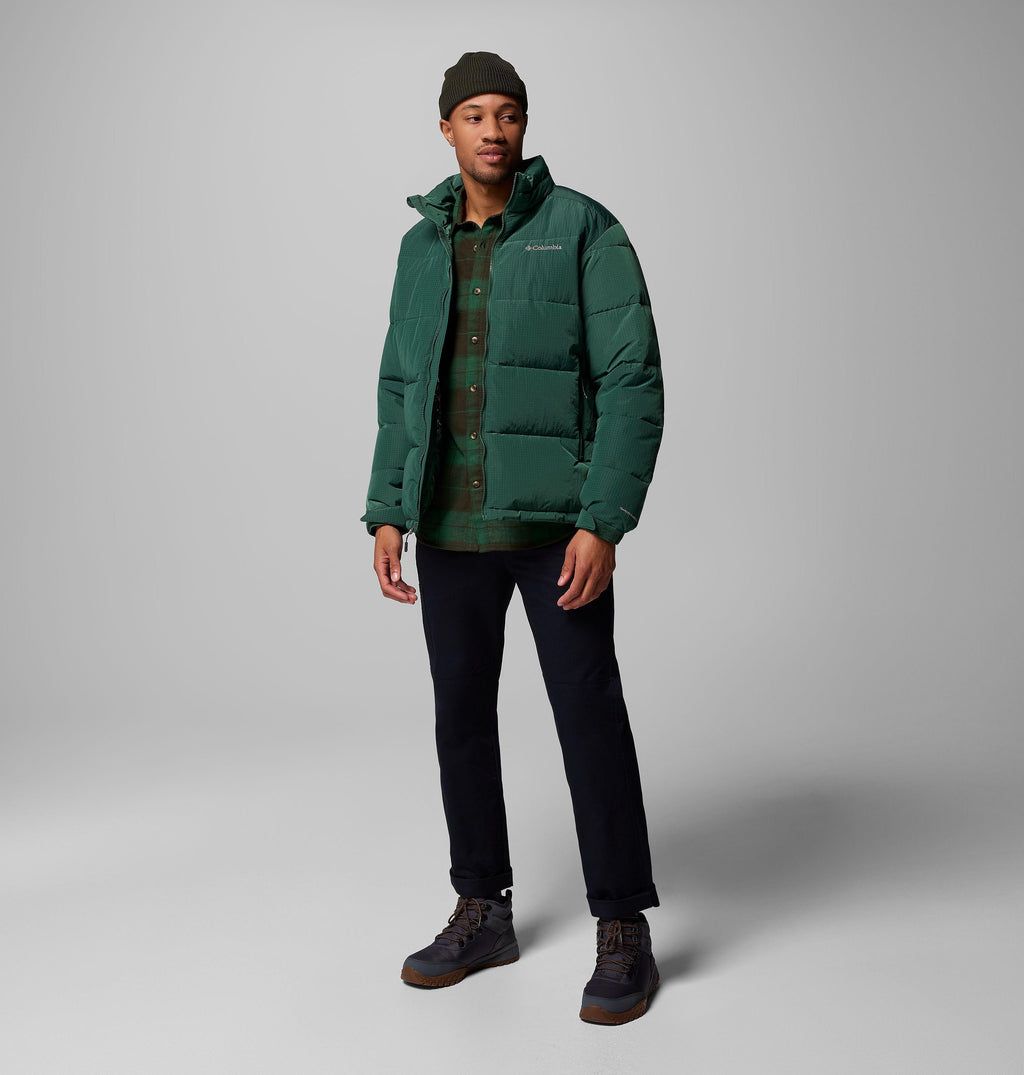 Columbia Pike Lake Novelty Jacket in Rain Forest - detail
