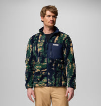Winter Pass Reversible Fleece Jacket - Collegiate Navy, Tracks