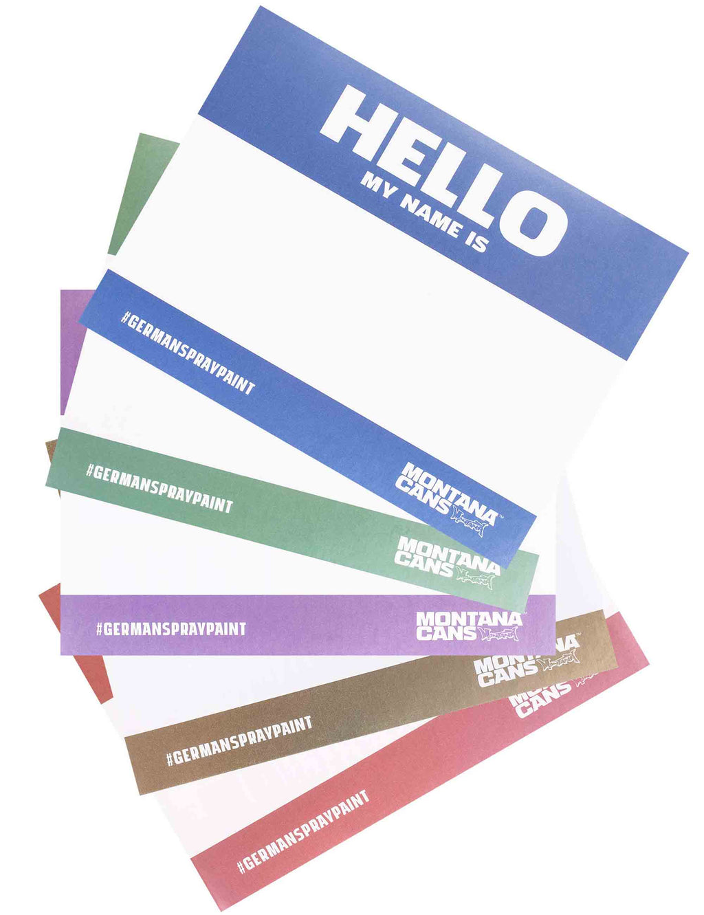 Hello My Name Is Sticker Pack (Metallic)
